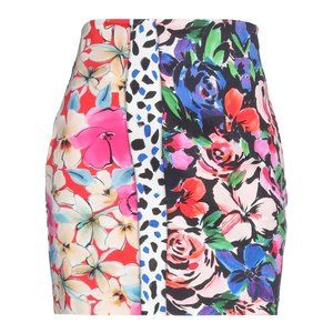 Desigual Skirt - Size XS, Mini, Floral and Animal Print